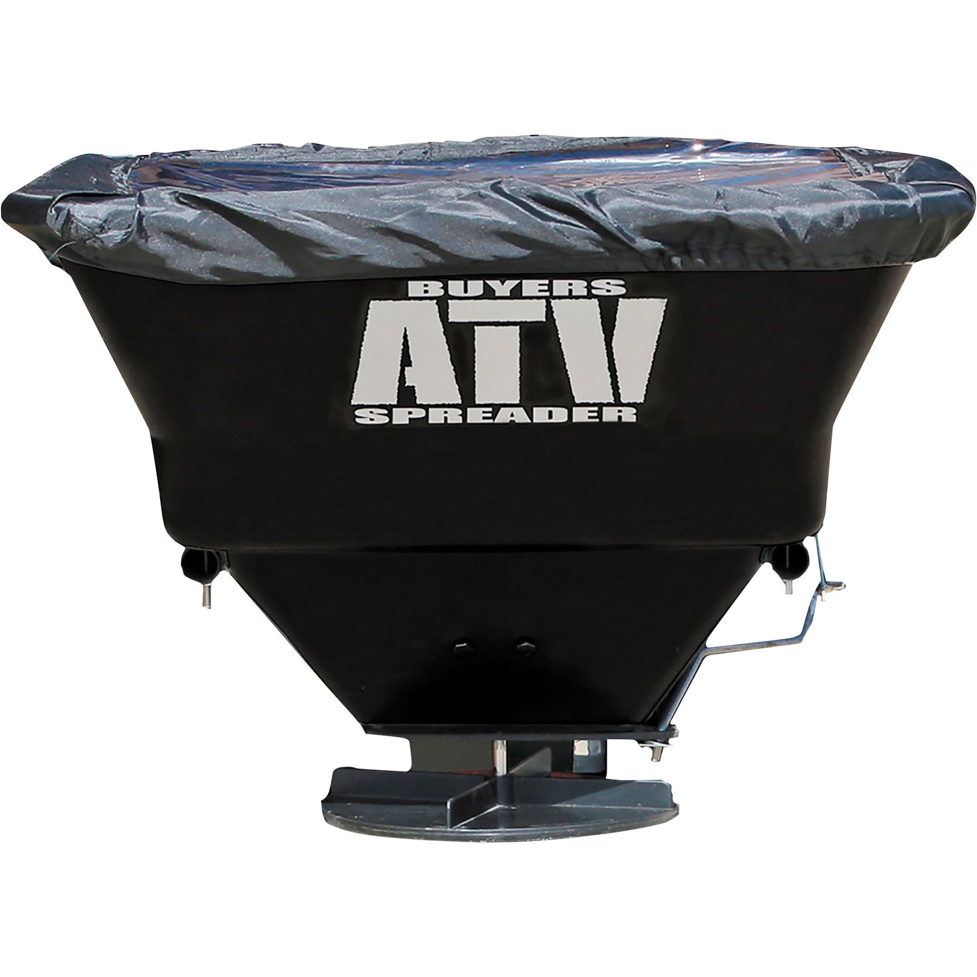 Buyers Products, ATV 100lb Broadcast Spreader Seed Feed Salt Fertilizer, Load Capacity 100 lb, Max. Spread Width 30 ft, Model# ATVS100